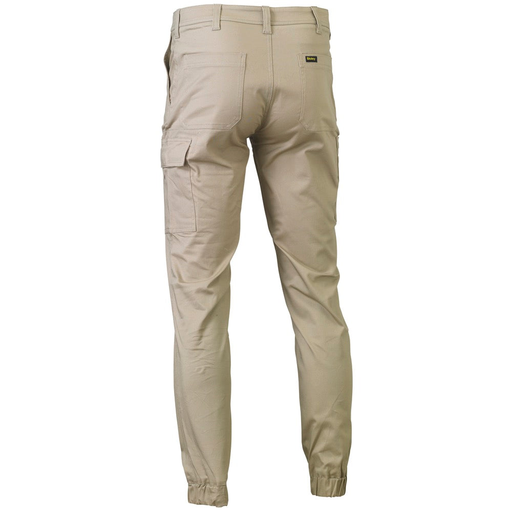 Bisley - Stretch Cotton Drill Cargo Cuffed Pants_Stone - BPC6028