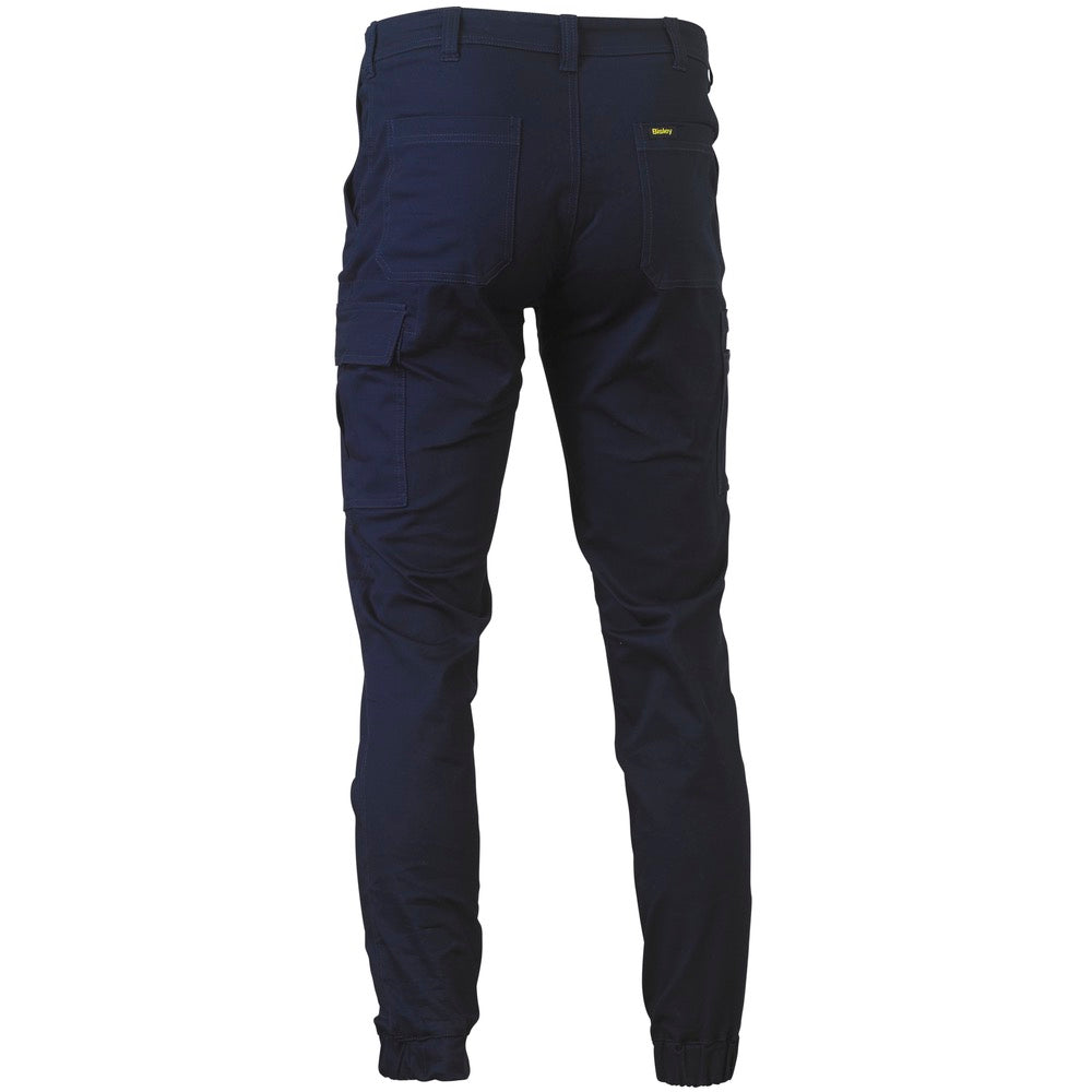 Bisley - Stretch Cotton Drill Cargo Cuffed Pants_Navy - BPC6028