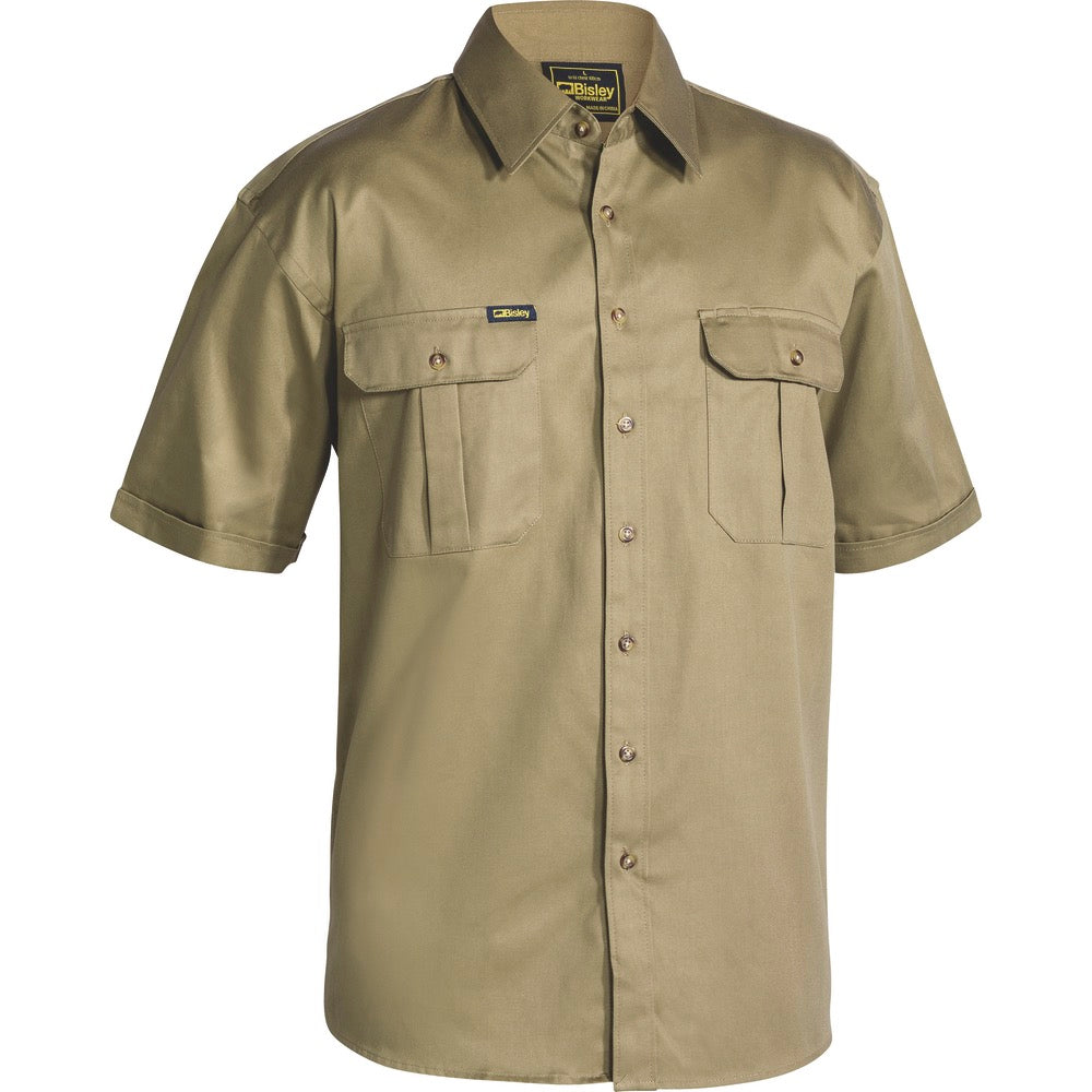 Bisley - Original Cotton Drill Shirt_Khaki - BS1433