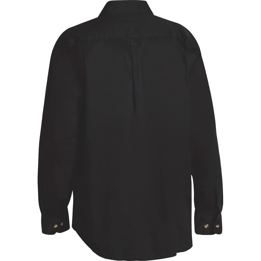 Bisley - Original Cotton Drill Shirt_Black - BS6433