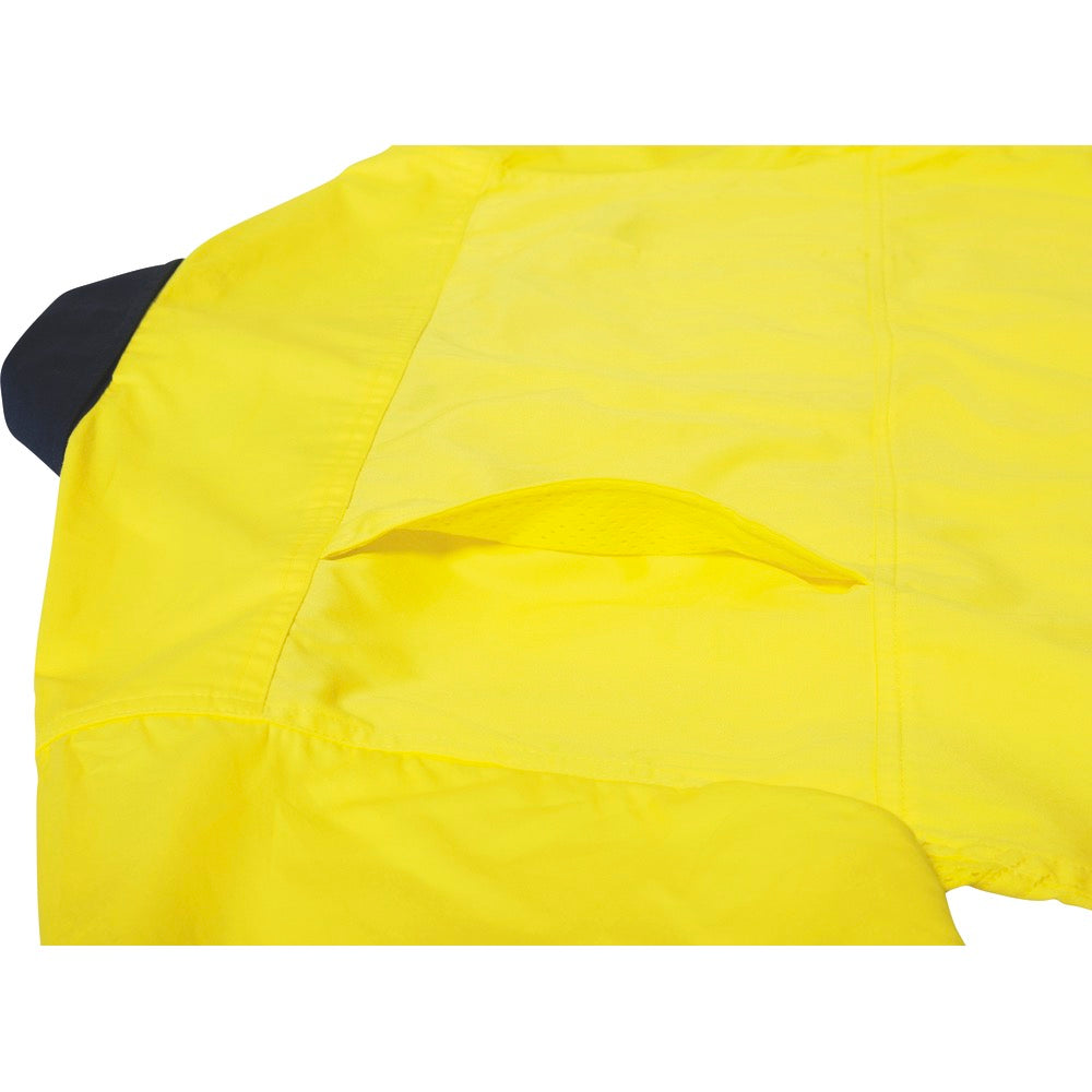 Bisley - Hi Vis Cool Lightweight Drill Shirt_Yellow/Navy - BS6895