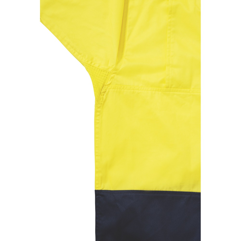 Bisley - Hi Vis Cool Lightweight Drill Shirt_Yellow/Navy - BS6895