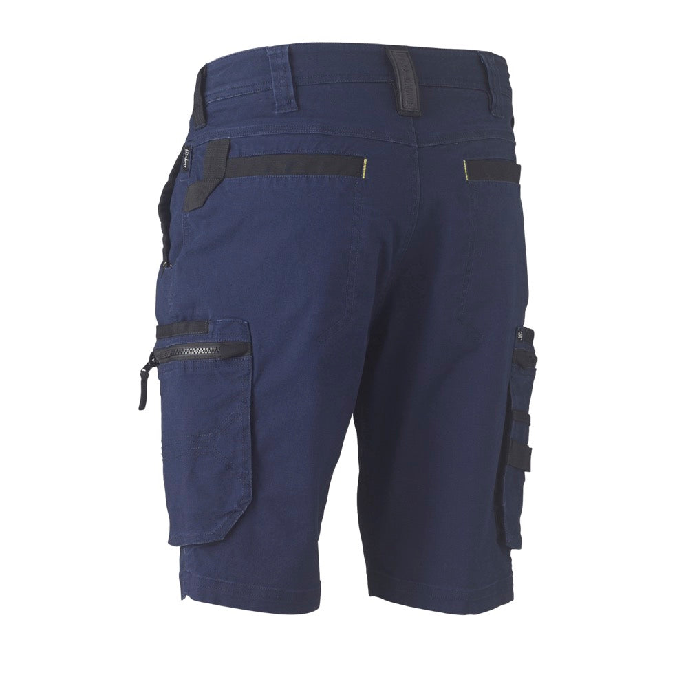 Bisley - Flx & Move Stretch Utility Zip Cargo Short_Navy - BSHC1330