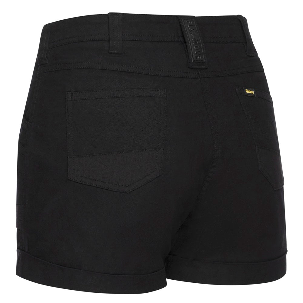 Bisley - Womens Flx & Move Short Short_Black - BSHL1045