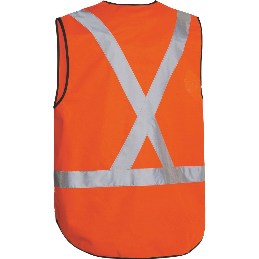 Bisley - Taped X Back Hi Vis Vest_Orange - BT0347