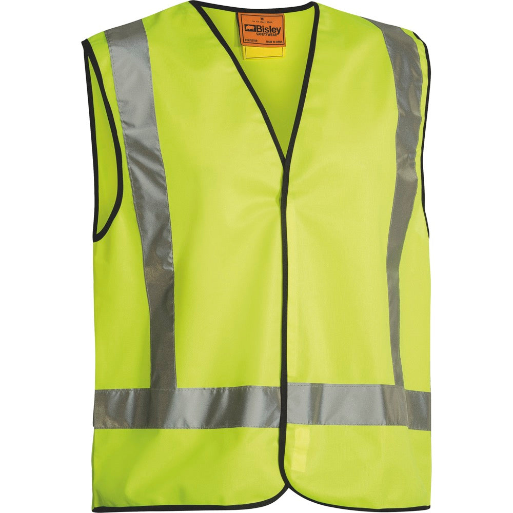Bisley - Taped X Back Hi Vis Vest_Yellow - BT0347
