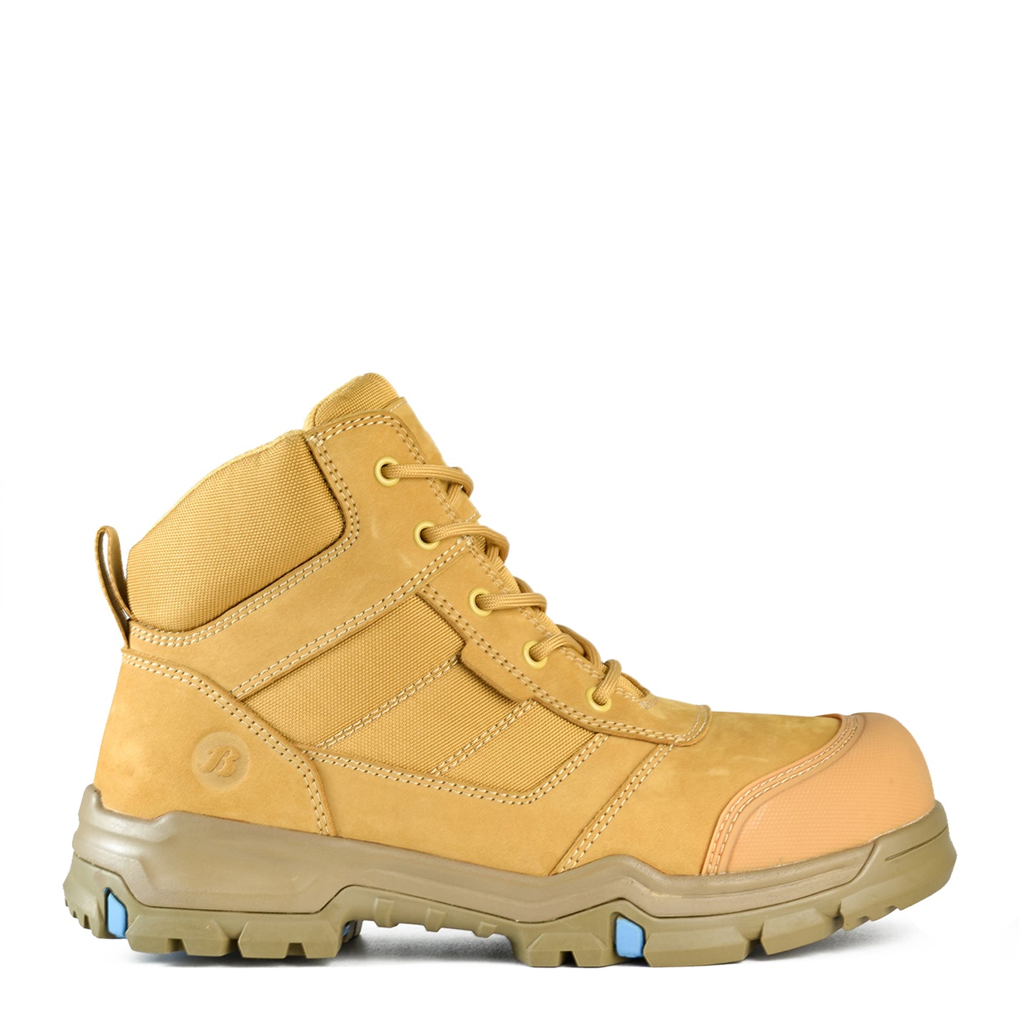 BATA - BAZZA - LOW LEG ZIP SIDED WHEAT BOOT PU/RUBBER_804-87047