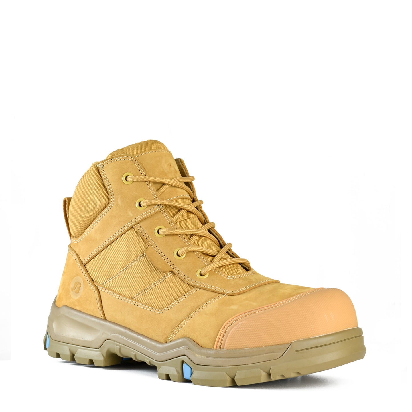 BATA - BAZZA - LOW LEG ZIP SIDED WHEAT BOOT PU/RUBBER_804-87047