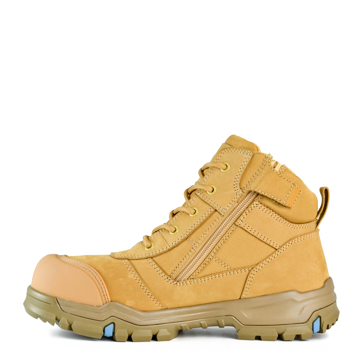 BATA - BAZZA - LOW LEG ZIP SIDED WHEAT BOOT PU/RUBBER_804-87047