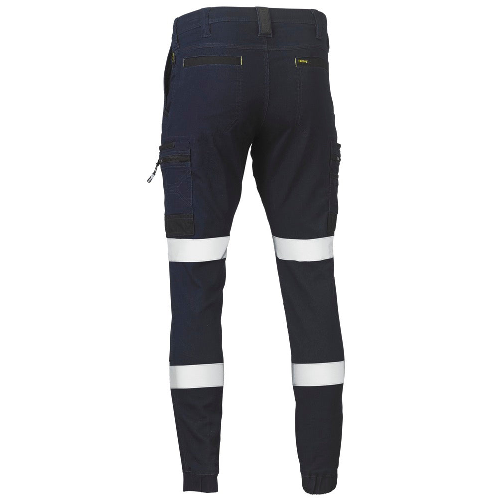 Bisley - Flx & Move Taped Stretch Denim Cargo Cuffed Pants_Denim - BPC6335T
