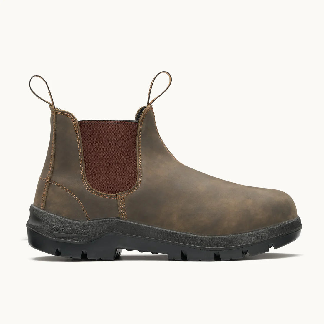 Blundstone 730 WorkLife Rustic Brown Leather Elastic Side Boot