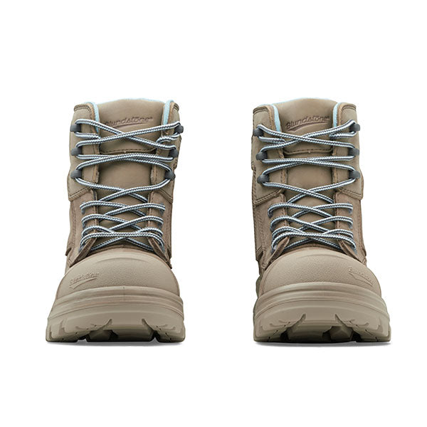 Blundstone - ROTOFLEX-TPU COMP SAFETY – WOMENS – 6 inch ZIP L/UP_STONE-8863
