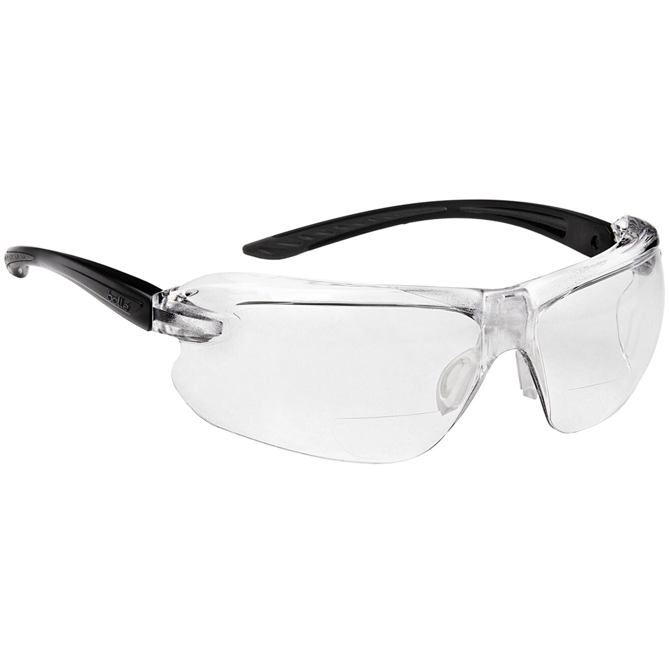 BOLLE - IRI-s DIOPTER Black/Grey Temple AS/AF Clear Lens +2.5 - 1671004
