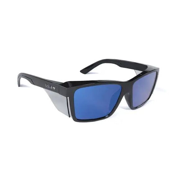 BOLLE - STKS 420 - Cobalt Mirror Polarized PC Lens - AS - Black Gloss PC Temples/Frame-STK42N51A