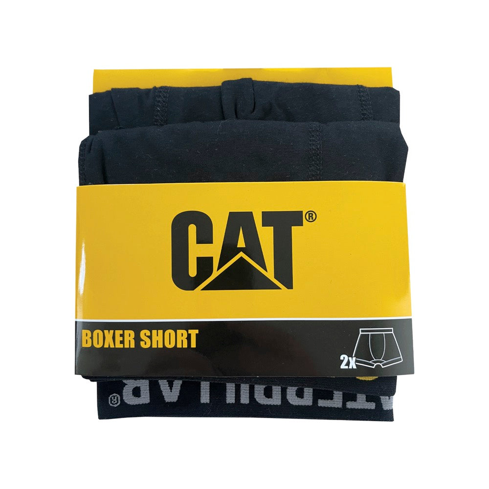 CAT - 2-PACK BOXER SHORT BLACK - SOM-UW-130.BLK