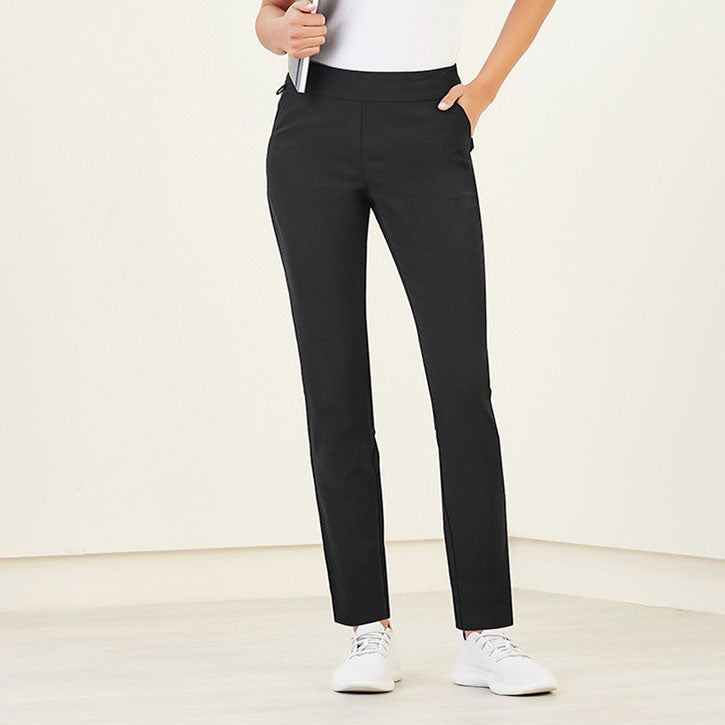 Biz Care - Womens Jane Ankle Length Stretch Pant_Black - CL041LL