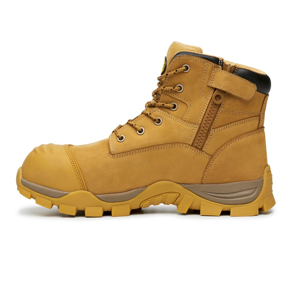 Diadora - Craze Wide zip sided work boot specifically designed for wider feet_Wheat - FU1533CT
