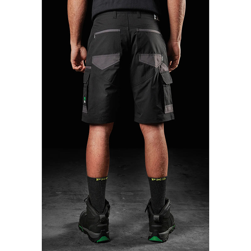 FXD - LS-1 Lightweight Polyester 4-Way Stretch Work Short_Black