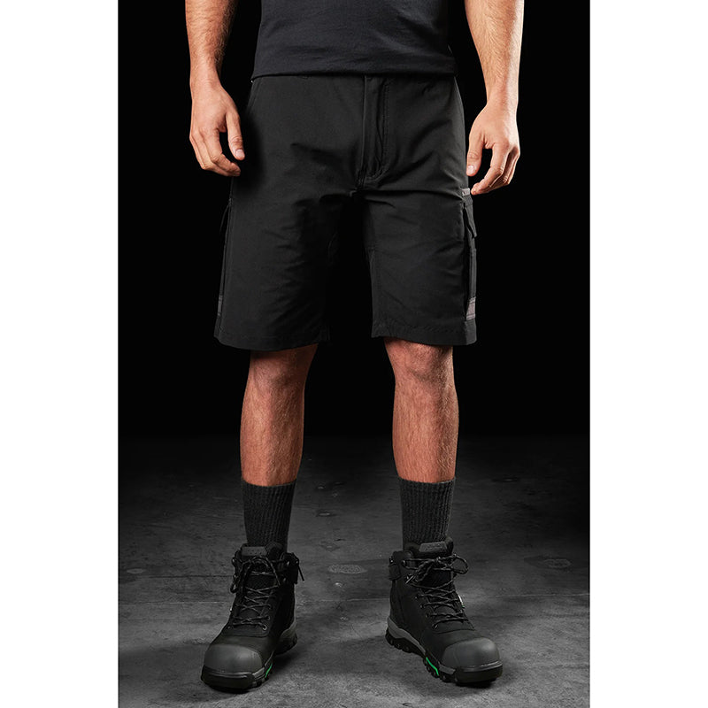 FXD - LS-1 Lightweight Polyester 4-Way Stretch Work Short_Black