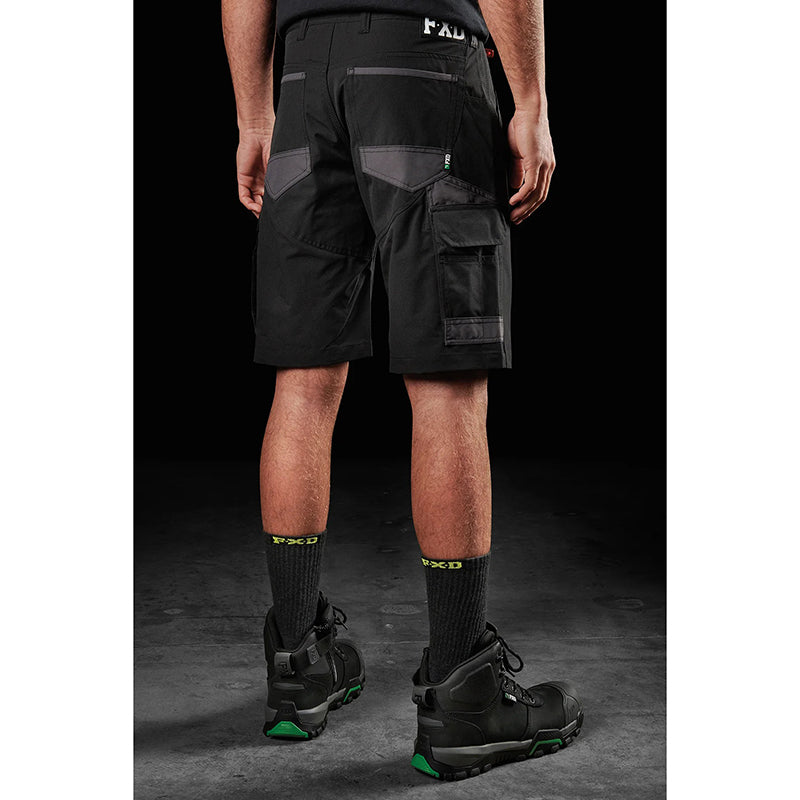 FXD - LS-1 Lightweight Polyester 4-Way Stretch Work Short_Black