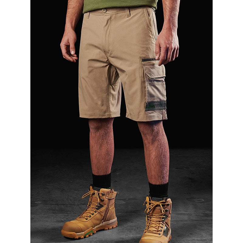 FXD - LS-1 Lightweight Polyester 4-Way Stretch Work Short_Khaki