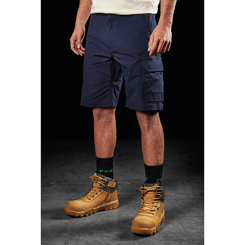 FXD - LS-1 Lightweight Polyester 4-Way Stretch Work Short_Navy