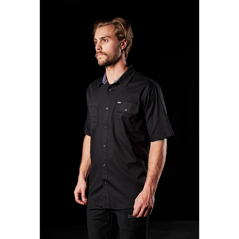 FXD - SSH-1 S/S stretch shirt_Black