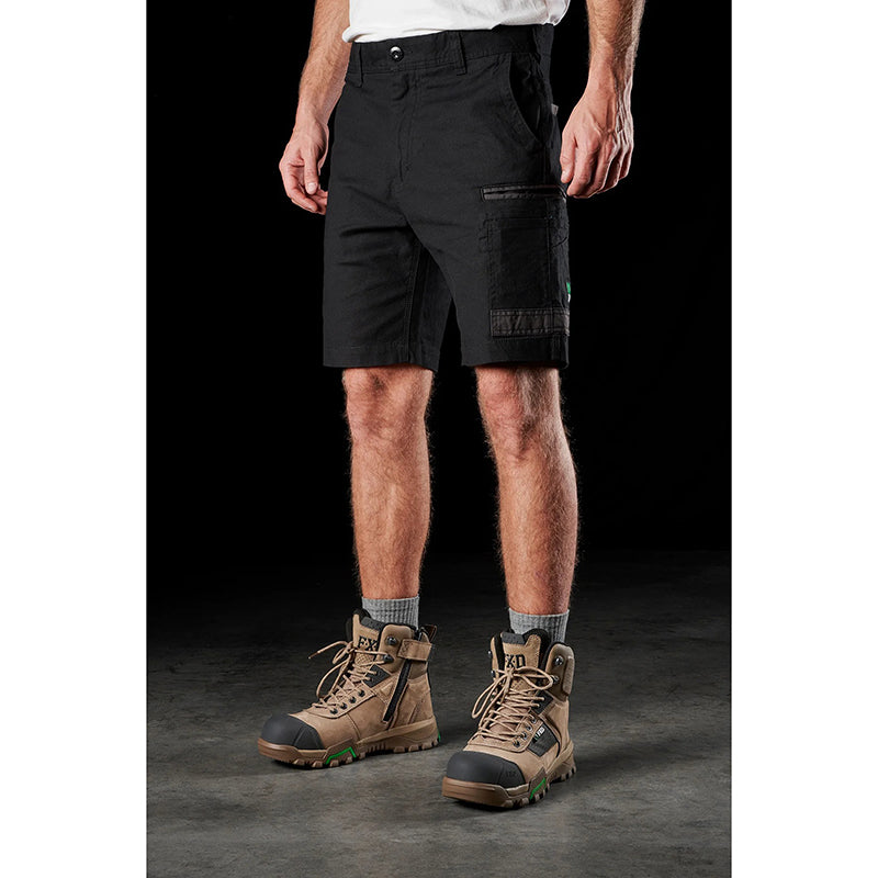 FXD - WS-3 Stretch canvas shorts_Black