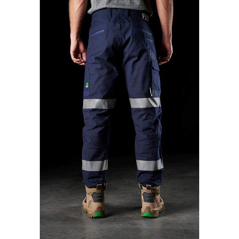 FXD - WP-3T Reflective Stretch Work Pant - WP-3 with Tape - 360 Stretch_Navy