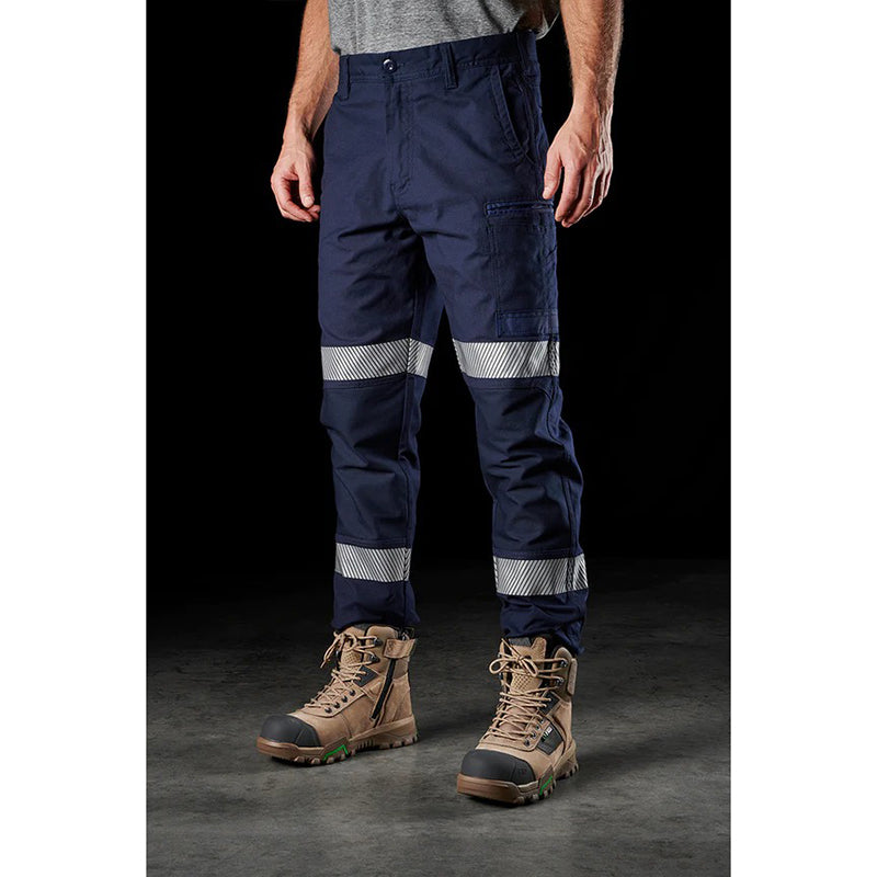FXD - WP-4T Reflective Stretch Cuffed Work Pants_Navy