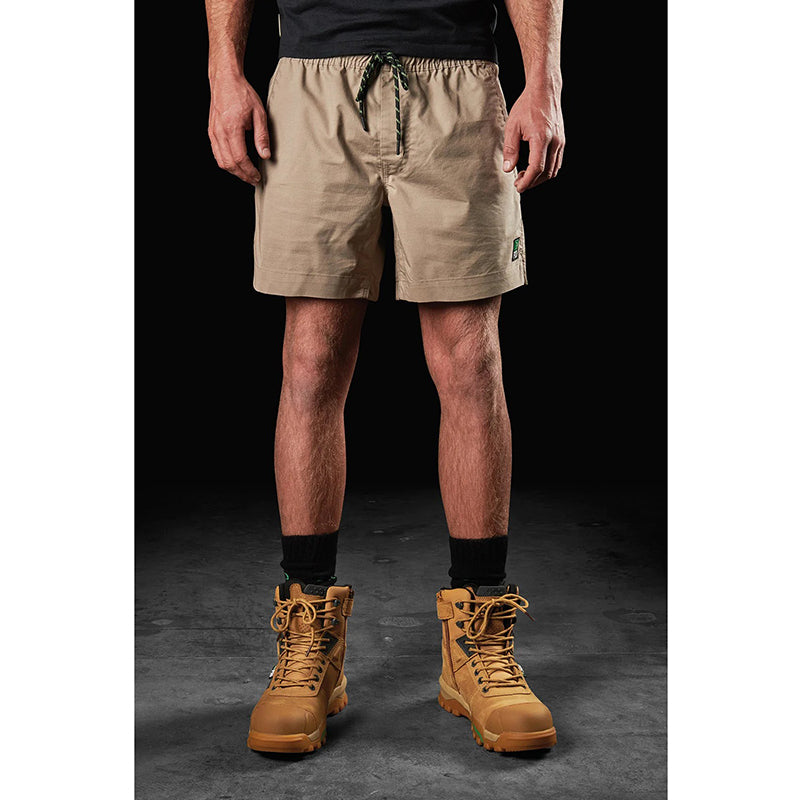 FXD - WS-4 REPREVE STRETCH RIPSTOP ELASTIC WAIST SHORT_Khaki