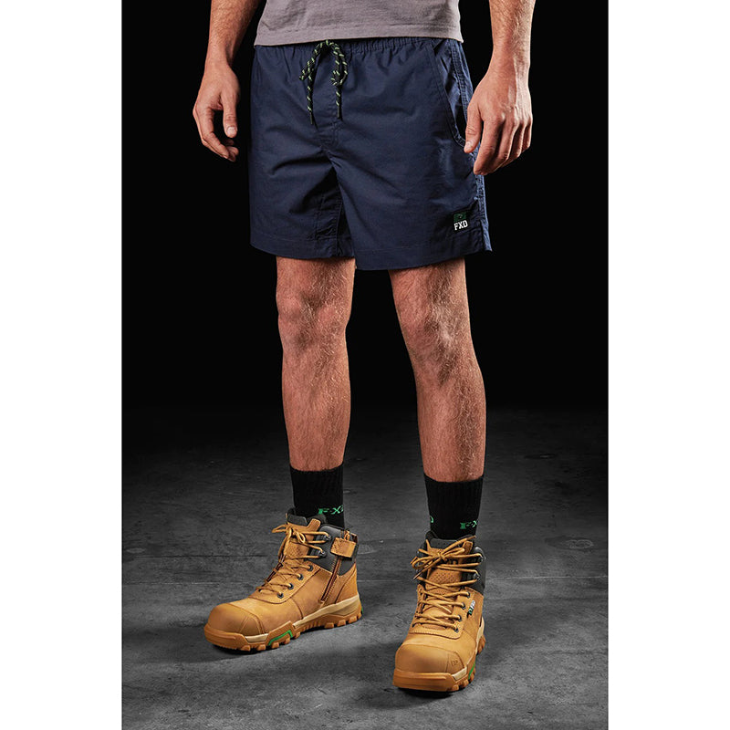 FXD - WS-4 REPREVE STRETCH RIPSTOP ELASTIC WAIST SHORT_Navy