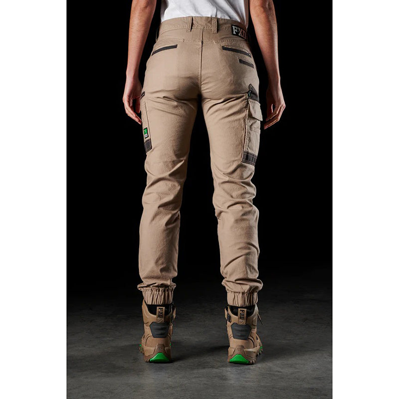 FXD - WP-4W Womens stretch cuff pants_Khaki
