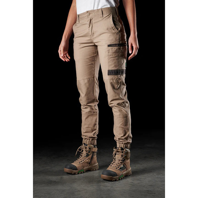 FXD - WP-4W Womens stretch cuff pants_Khaki