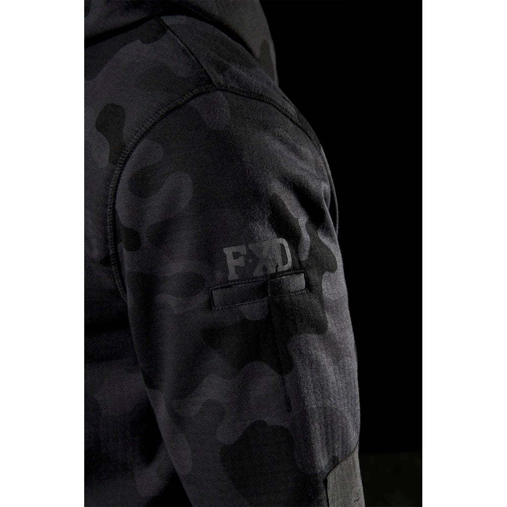 FXD - WF-1 Bonded Membrane Fleece Hoody_Black Camo