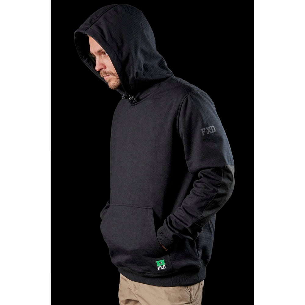 FXD - WF-1 Bonded Membrane Fleece Hoody_Black