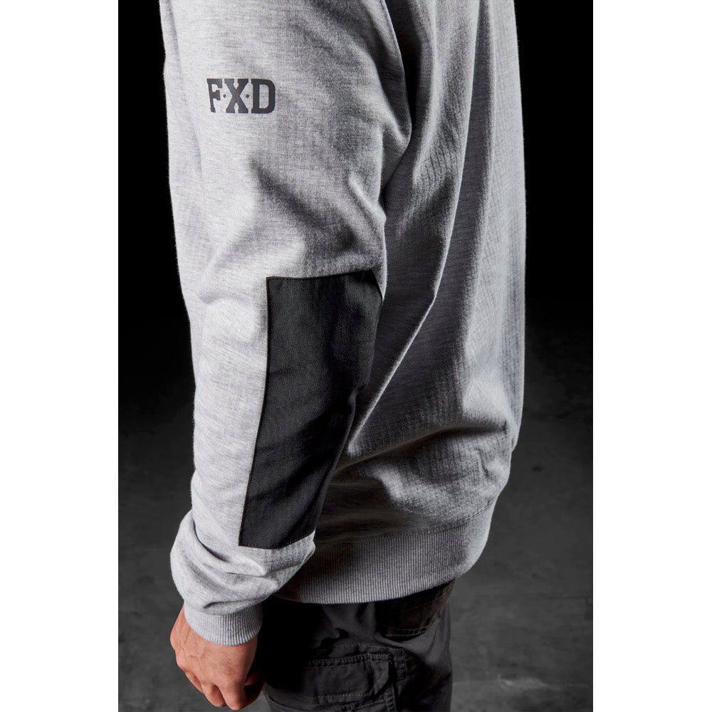 FXD - WF-1 Bonded Membrane Fleece Hoody_Grey Marle