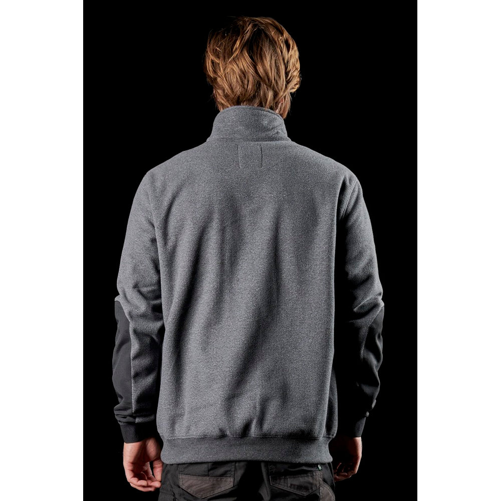 FXD - WF-2 - Bonded Membrane Fleece Quarter Zip_Grey Marle