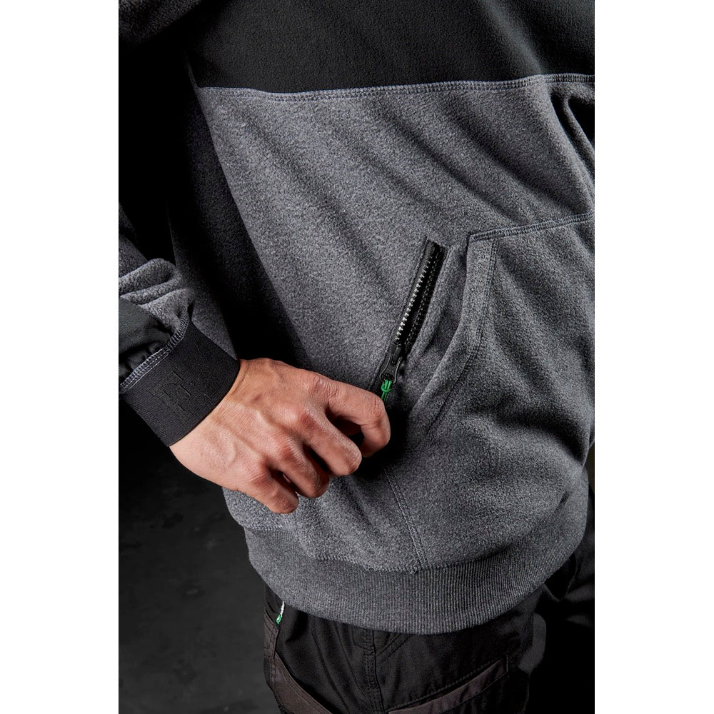 FXD - WF-2 - Bonded Membrane Fleece Quarter Zip_Grey Marle