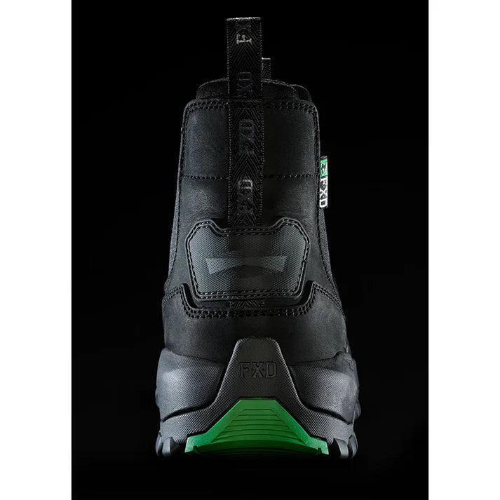 FXD - WB-4 Elastic-sided pull on work boot_Black