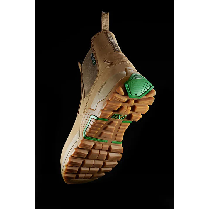 FXD - WB-4 Elastic-sided pull on work boot_Wheat