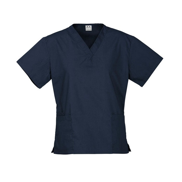 Biz Collection - Classic Scubs-Ladies Top_Navy - H10622