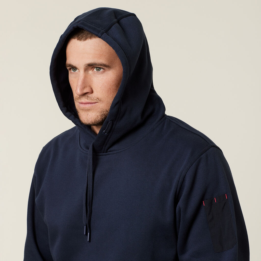 Hard Yakka - PLAIN FLEECE HOODIE_Navy - Y19326