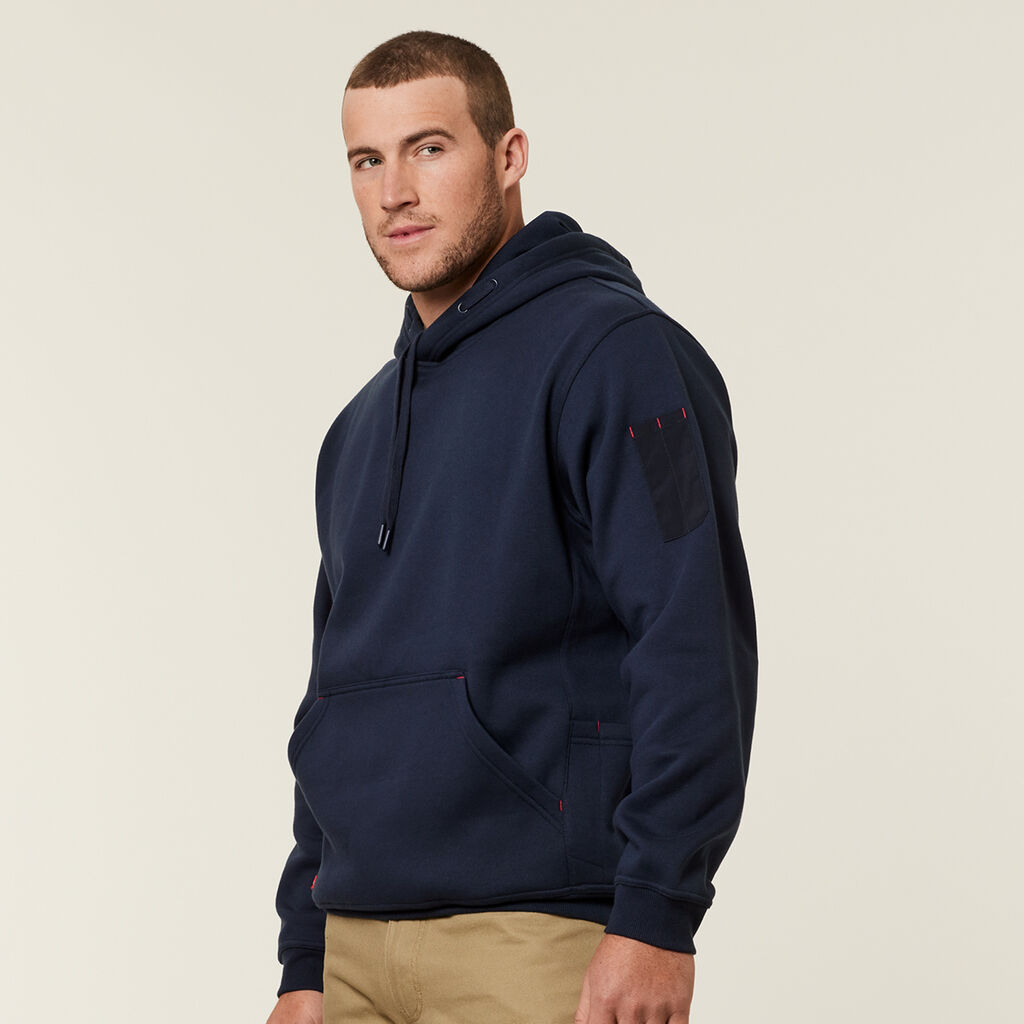 Hard Yakka - PLAIN FLEECE HOODIE_Navy - Y19326