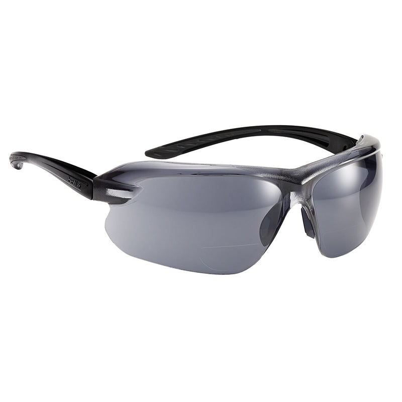 BOLLE - IRI-s DIOPTER Black/Grey Temple AS/AF Smoke Lens +1.0 - IRIDPSF1