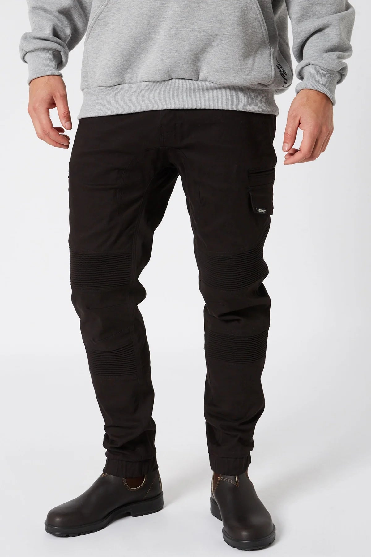 Jet Pilot - FUELED CORRUGATED STRETCH PANT-Black_JPW28