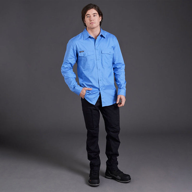 King Gee - WORK COOL 2 LS.SHIRT_Sky Blue - K14820
