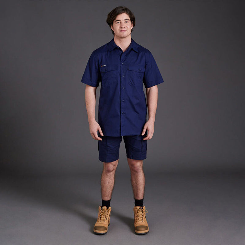 King Gee - WORKCOOL 2 SS SHIRT_Navy - K14825