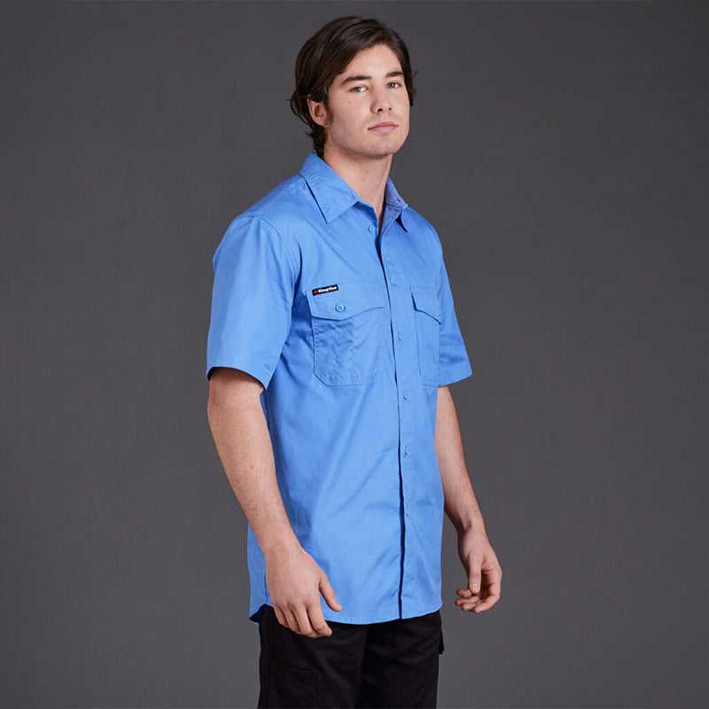 King Gee - WORKCOOL 2 SS SHIRT_Sky Blue - K14825