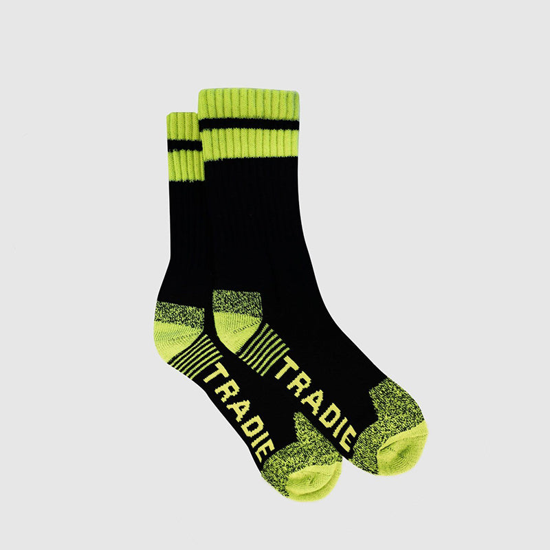 Tradie Mens 3pk Acrylic Crew Sock